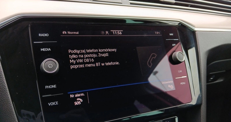 Volkswagen Passat cena 95900 przebieg: 144399, rok produkcji 2019 z Opoczno małe 781